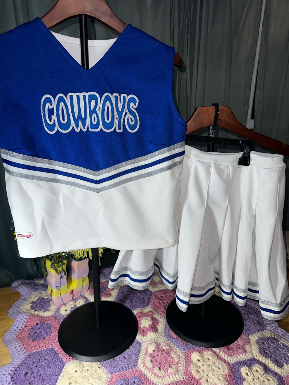 🎉 Team Leader 'Cowboys' Cheer Uniform. Perfect for Halloween.   C350